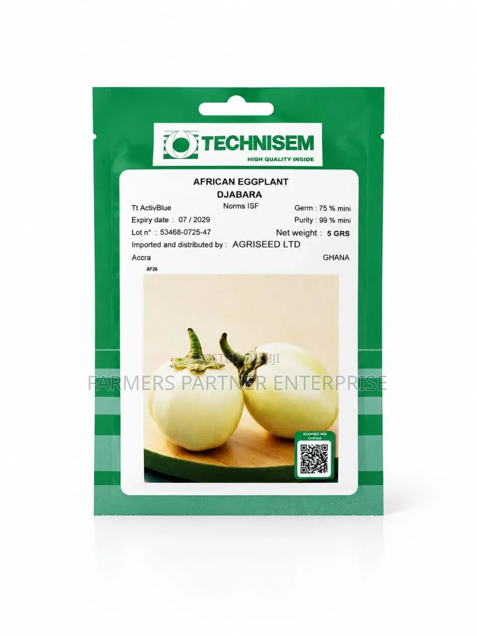Garden Eggs Seeds 5 Grams