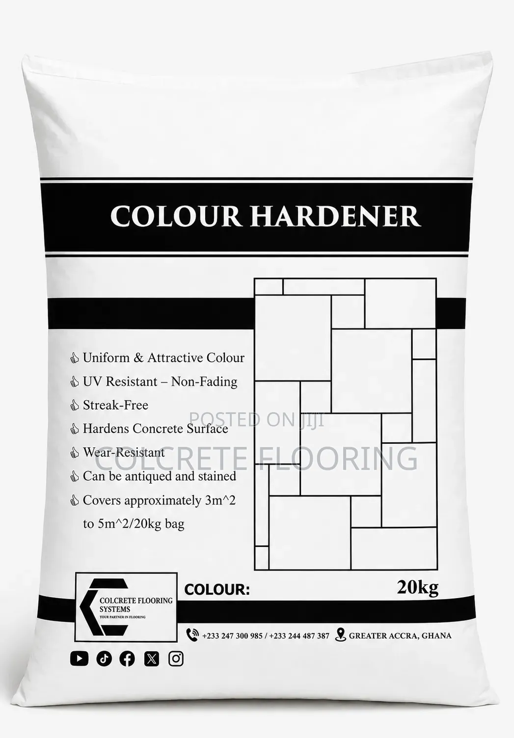 Colour Hardener for Stamped Concrete