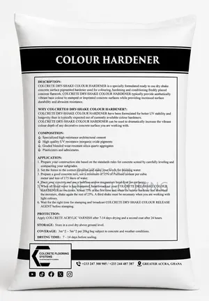 Colour Hardener for Stamped Concrete