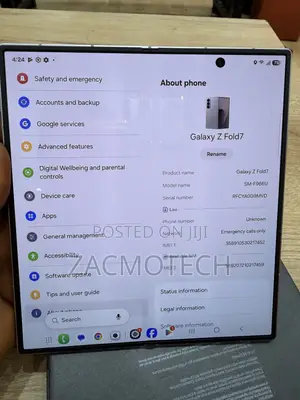 Samsung Galaxy Z Fold7 256 GB Silver