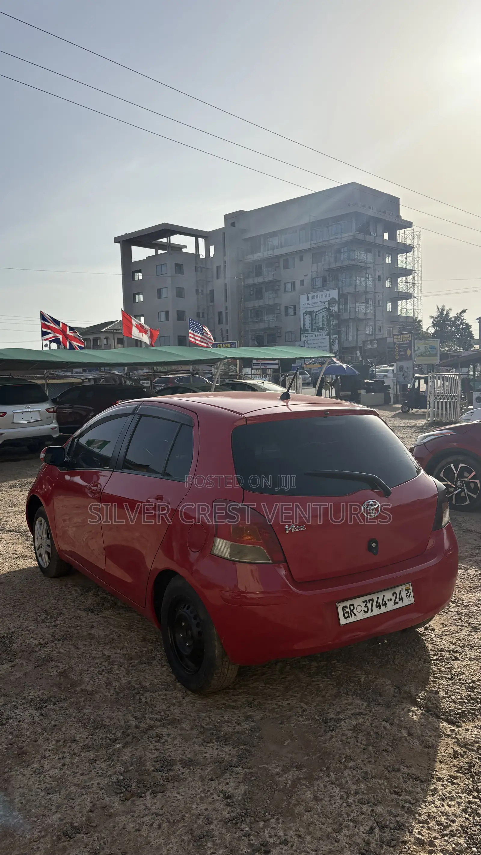 Toyota Vitz 1.5 FWD 5dr 2010 Red