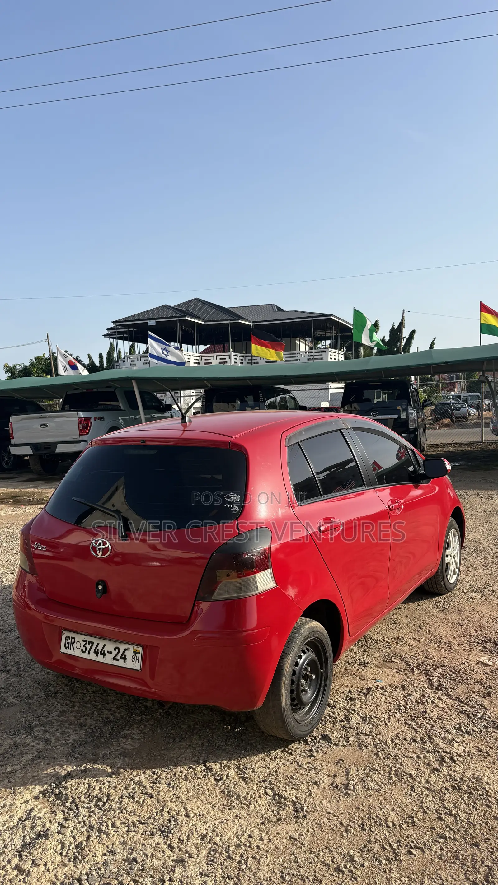 Toyota Vitz 1.5 FWD 5dr 2010 Red