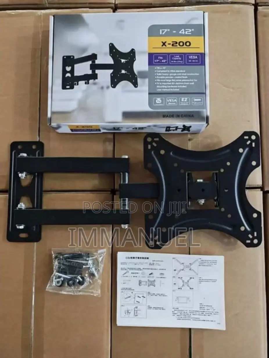Universal High Quality Adjustable Tv Wall Mount for 19” - 42” Tv