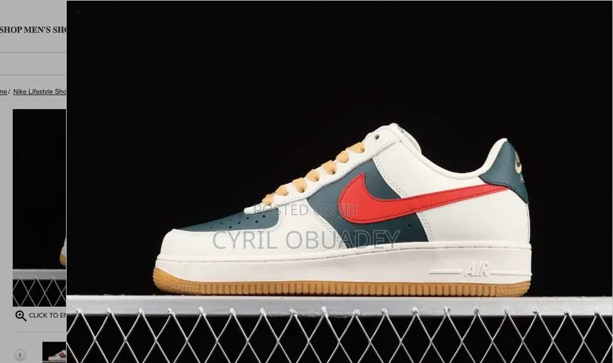 Cloud White Navy Red Low-