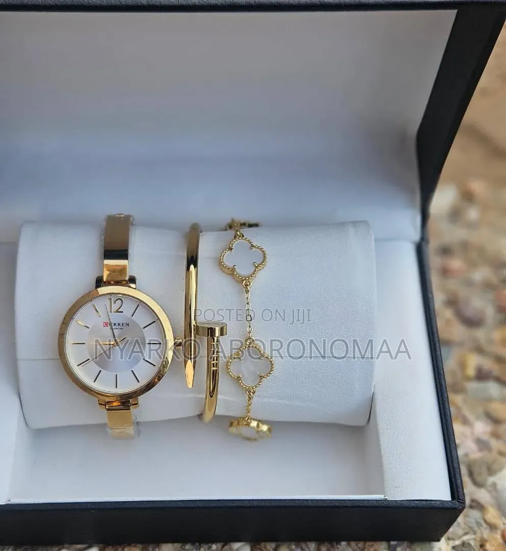 Classy Ladies Quality Watch and Bracelet Set.