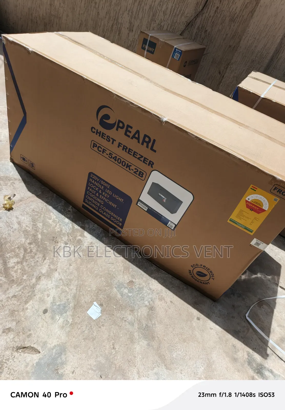 Pearl 460liter Double Door Chest Freezer + Glass Top