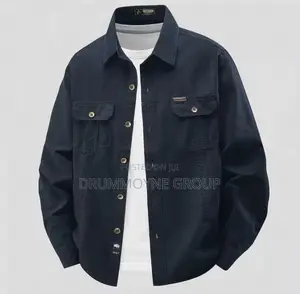 Denim For Men, Large Wear-resistant, Pure Cotton Top, Men's Shirt