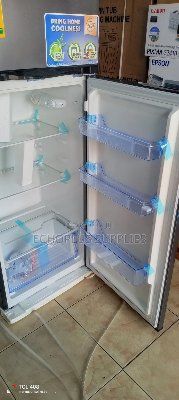 Nasco 2 Door Fridge 204 Liters