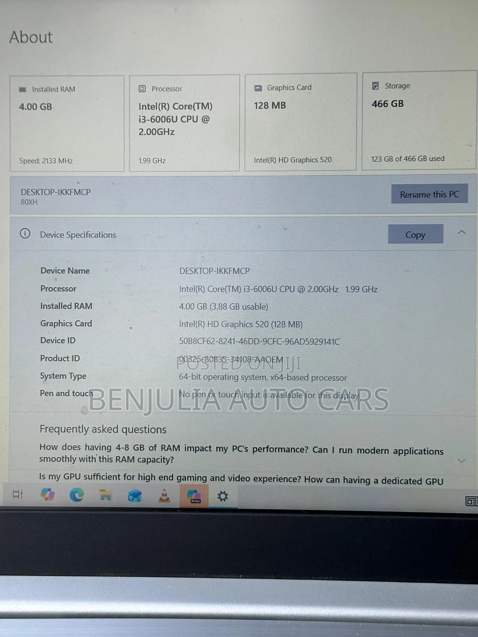 Laptop Lenovo Chromebook C330 4GB Intel Core i3 HDD 500GB