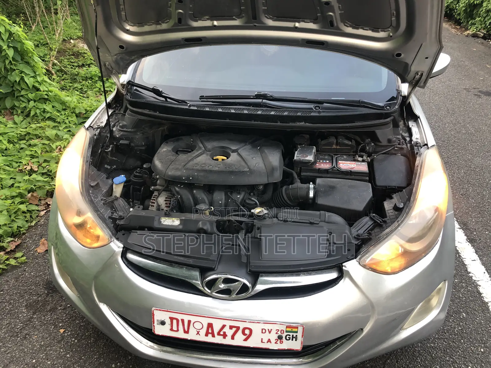 Hyundai Elantra GLS Sedan FWD (1.8L 4cyl 6A) 2013 Silver