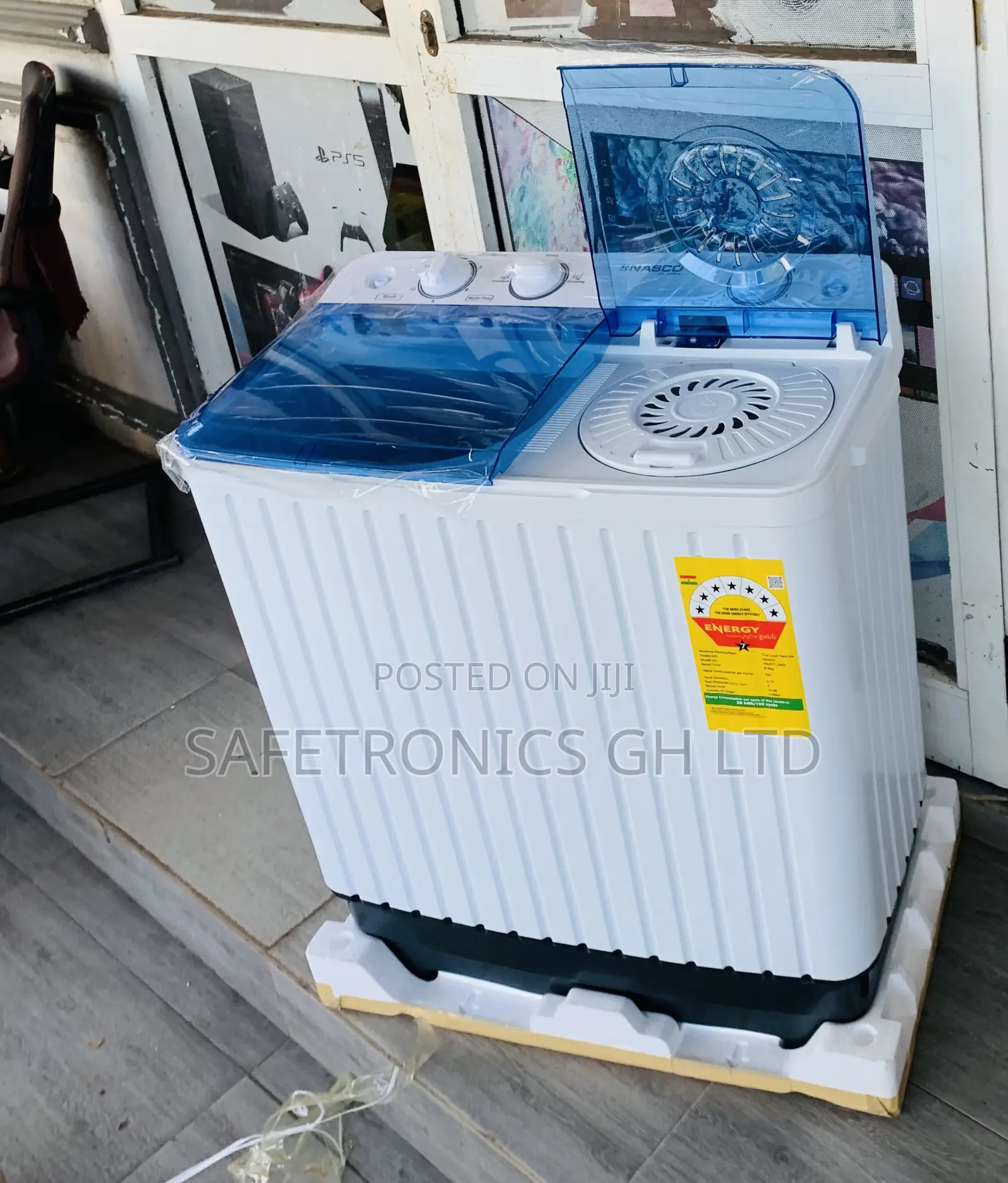 Newest Update Nasco Washing Machine Semi Automatic 8 Kg White