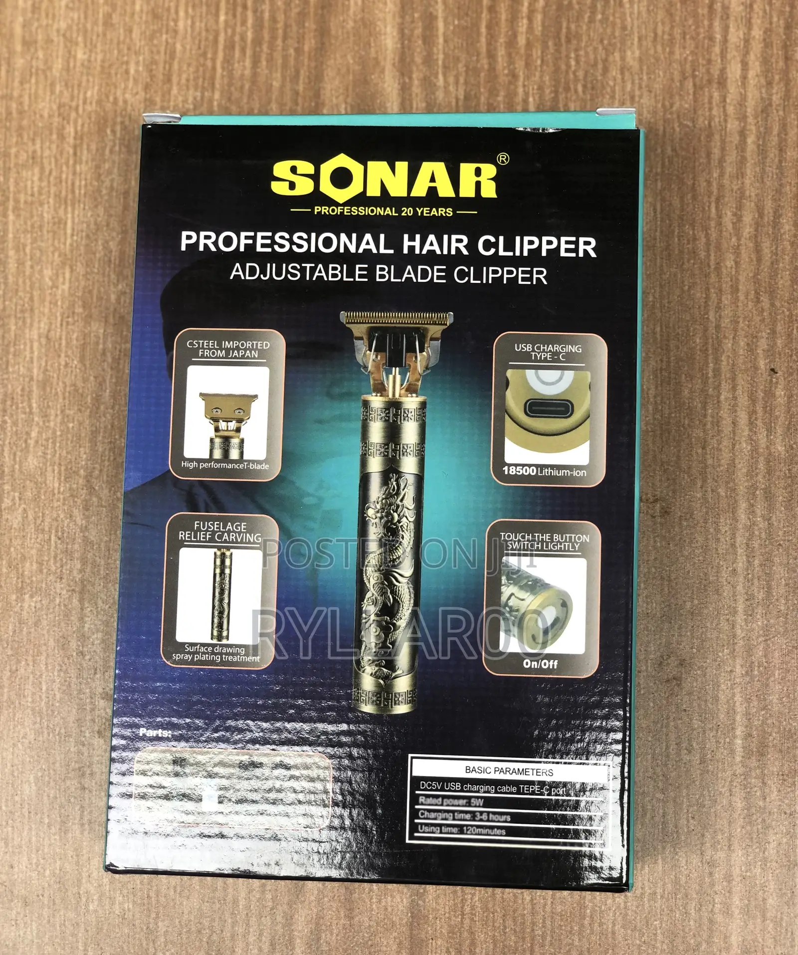 Professional and Rechargeable Hair Clipper