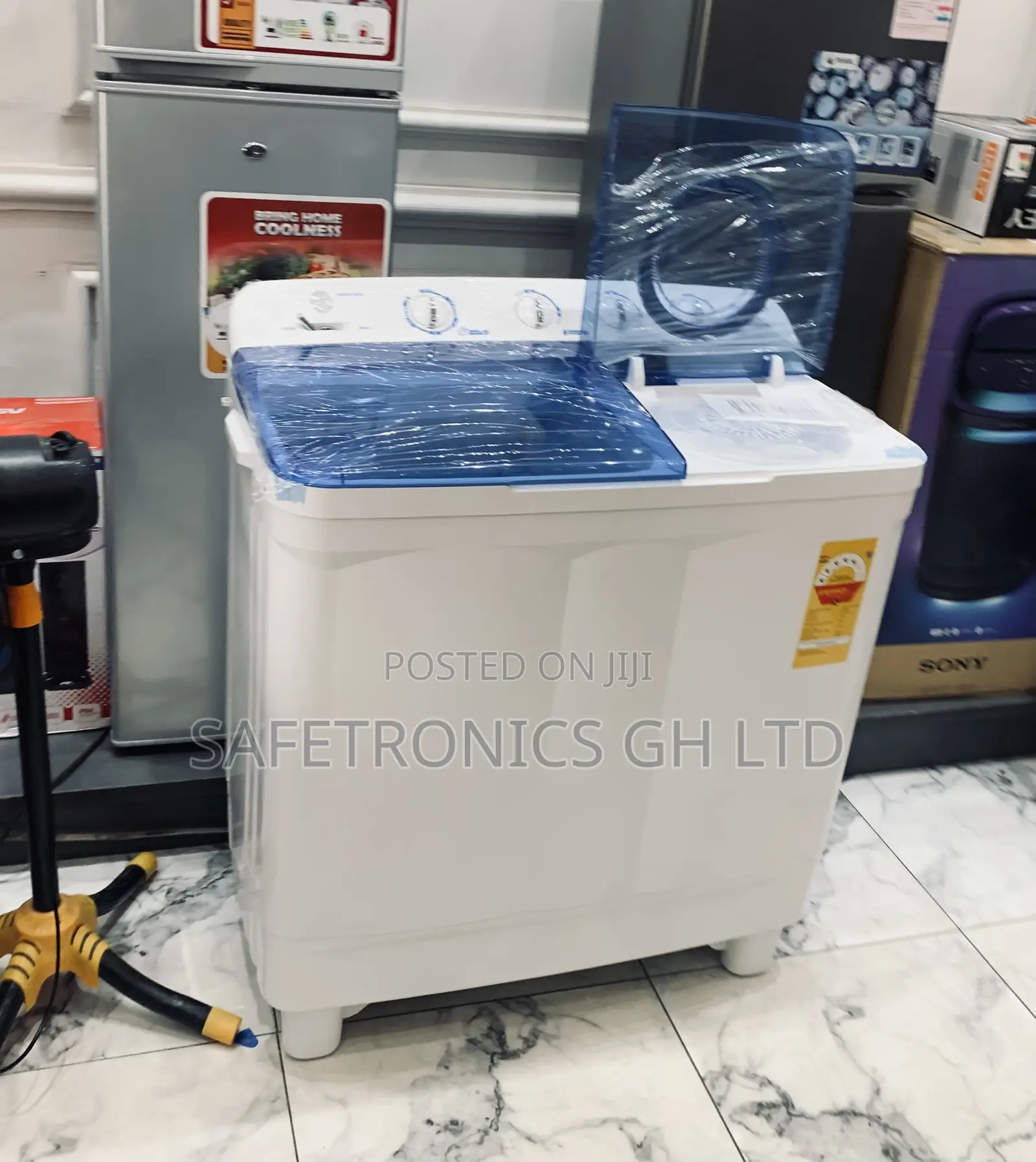 Original Sleek Nasco-Twin-Top-Washing-Machine-15kg-Nas-15-Tw
