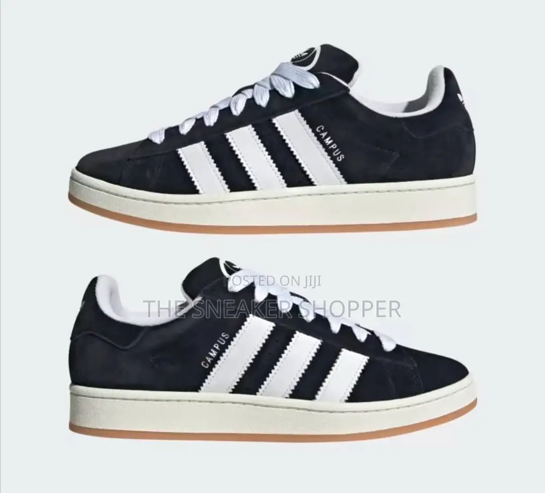 Adidas Campus Ad Black And White Stripes