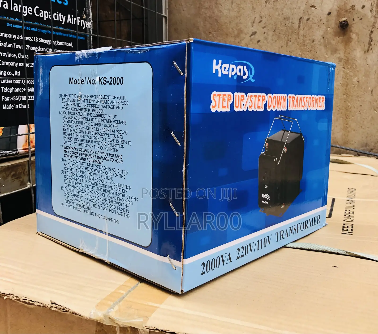 Kepas Step Up/Step Down Transformer 2000w