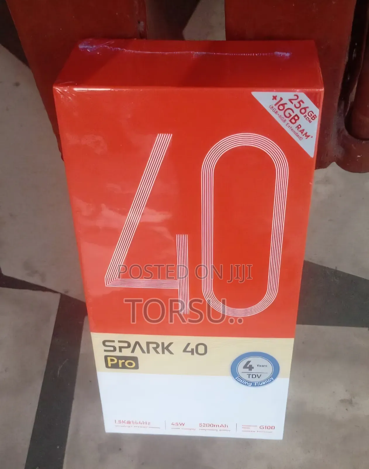 New Tecno Camon 40 Pro 5G 256 GB Black