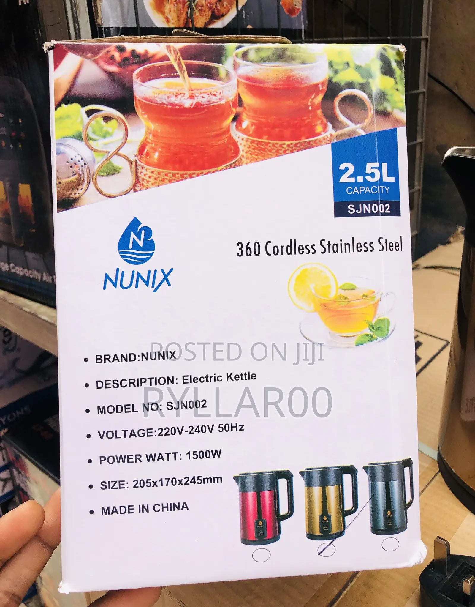 Nunix Electric Kettle 2.5l