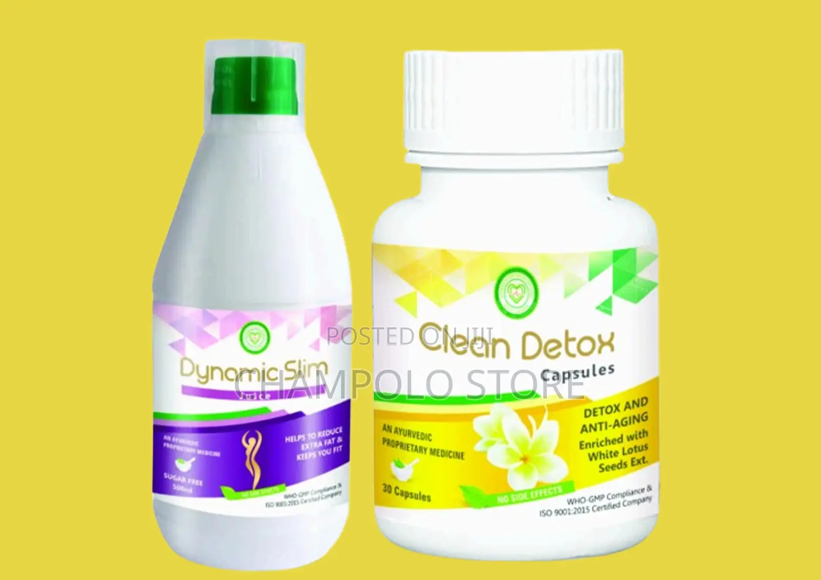 Clean Detox Capsules And Dynamic Juice