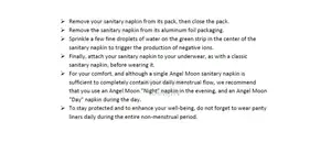 1 Box Of Angel Moon Day Pads / Set Of 11pack