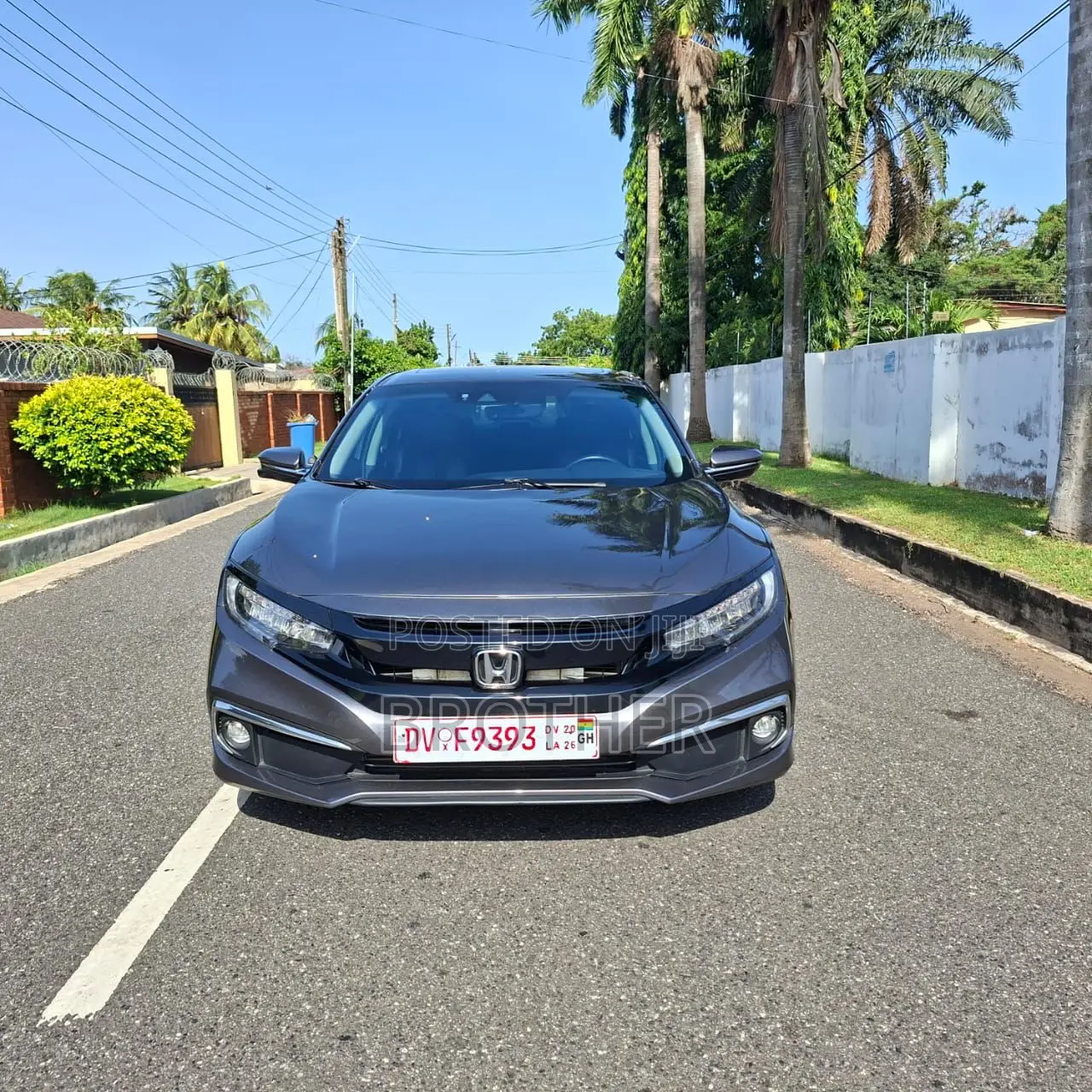Honda Civic Touring Sedan 2020 Gray