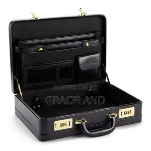 This Is Original Pure Real Leather Numeric Briefcase for Men