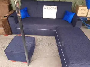 L Shape Sofa With Small Stand