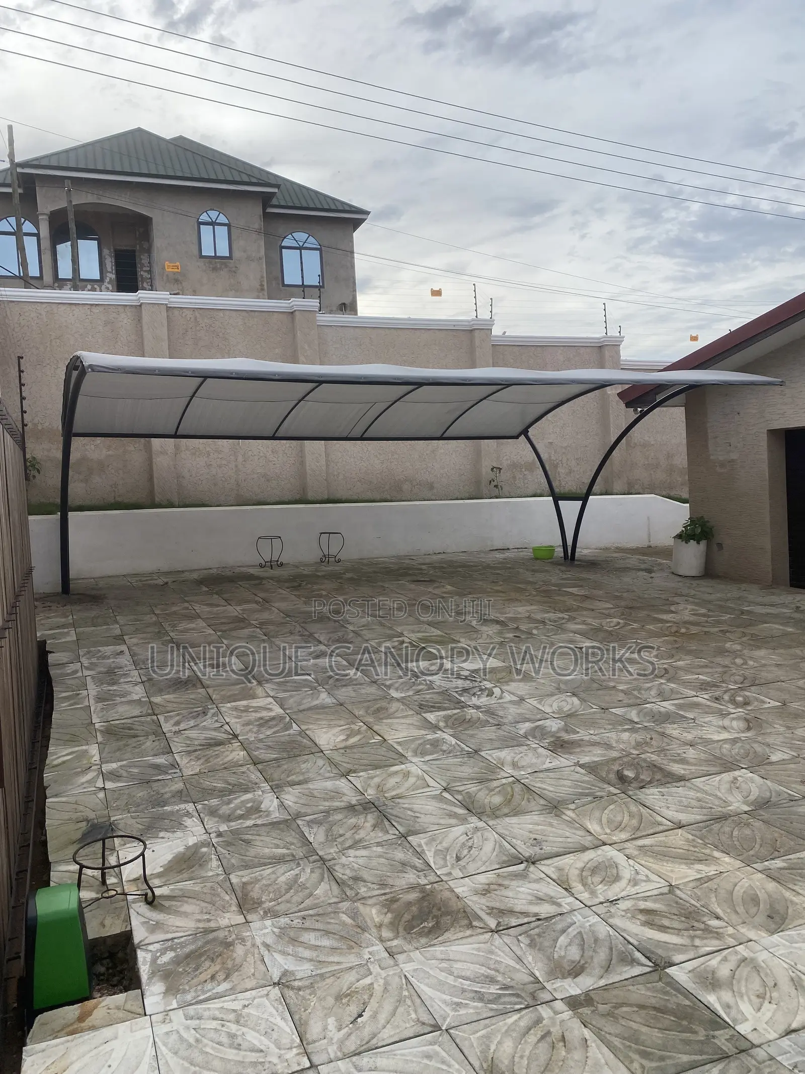 3 Cars Parking for a Canopy