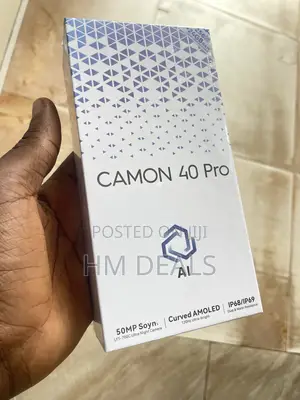 New Tecno Camon 40 Pro 5G 256 GB Black