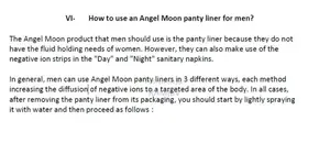 1 Pack of Angel Moon Panty Liner