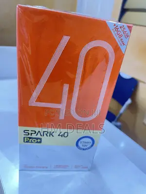 New Tecno Spark 40 Pro+ 256 GB Black