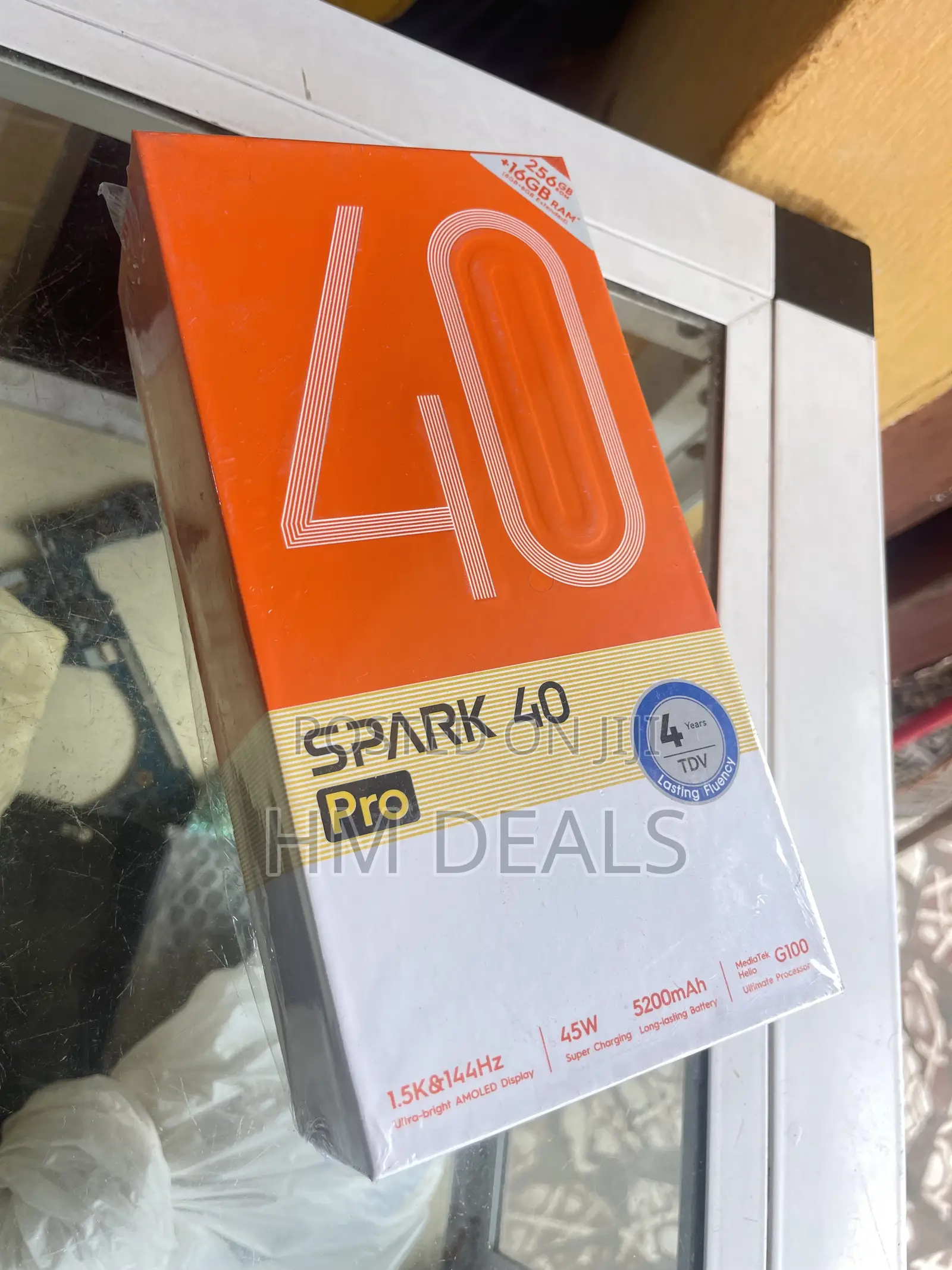 New Tecno Spark 40 Pro 256 GB Black