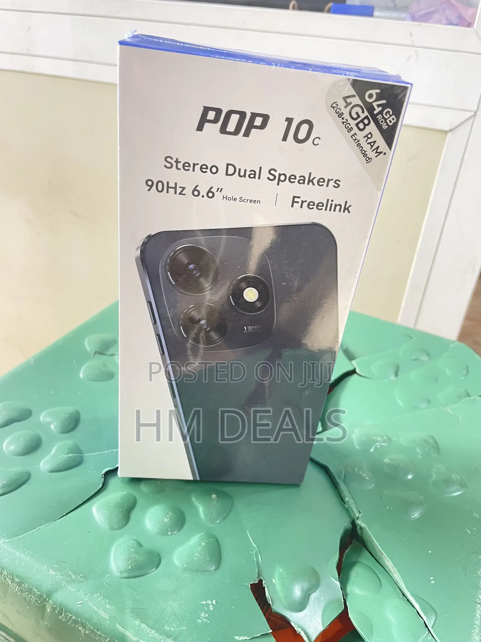 New Tecno Pop 10C 64 GB Black