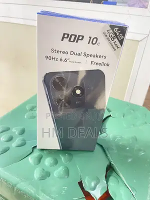 New Tecno Pop 10C 64 GB Black