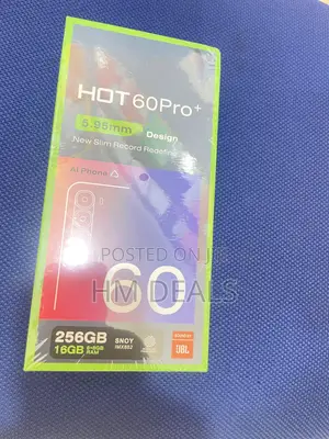 New Infinix Hot 60 Pro+ 256 GB Black