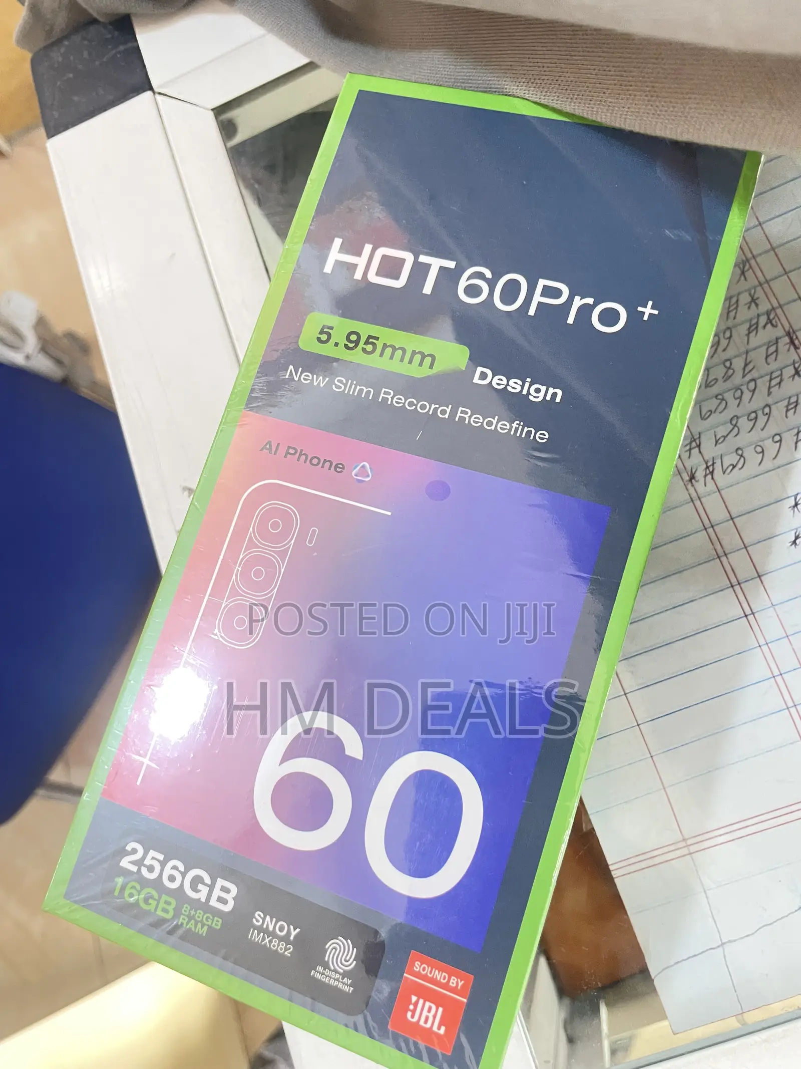 New Infinix Hot 60 Pro+ 256 GB Black