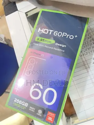 New Infinix Hot 60 Pro+ 256 GB Black