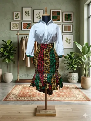 Ankara Skirt and Top