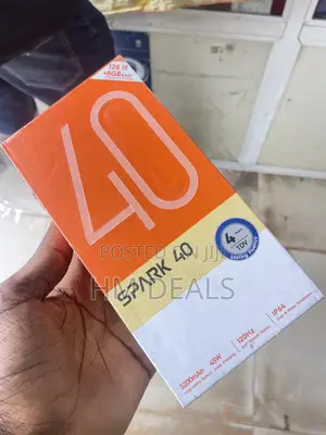 New Tecno Spark 40 128 GB Black