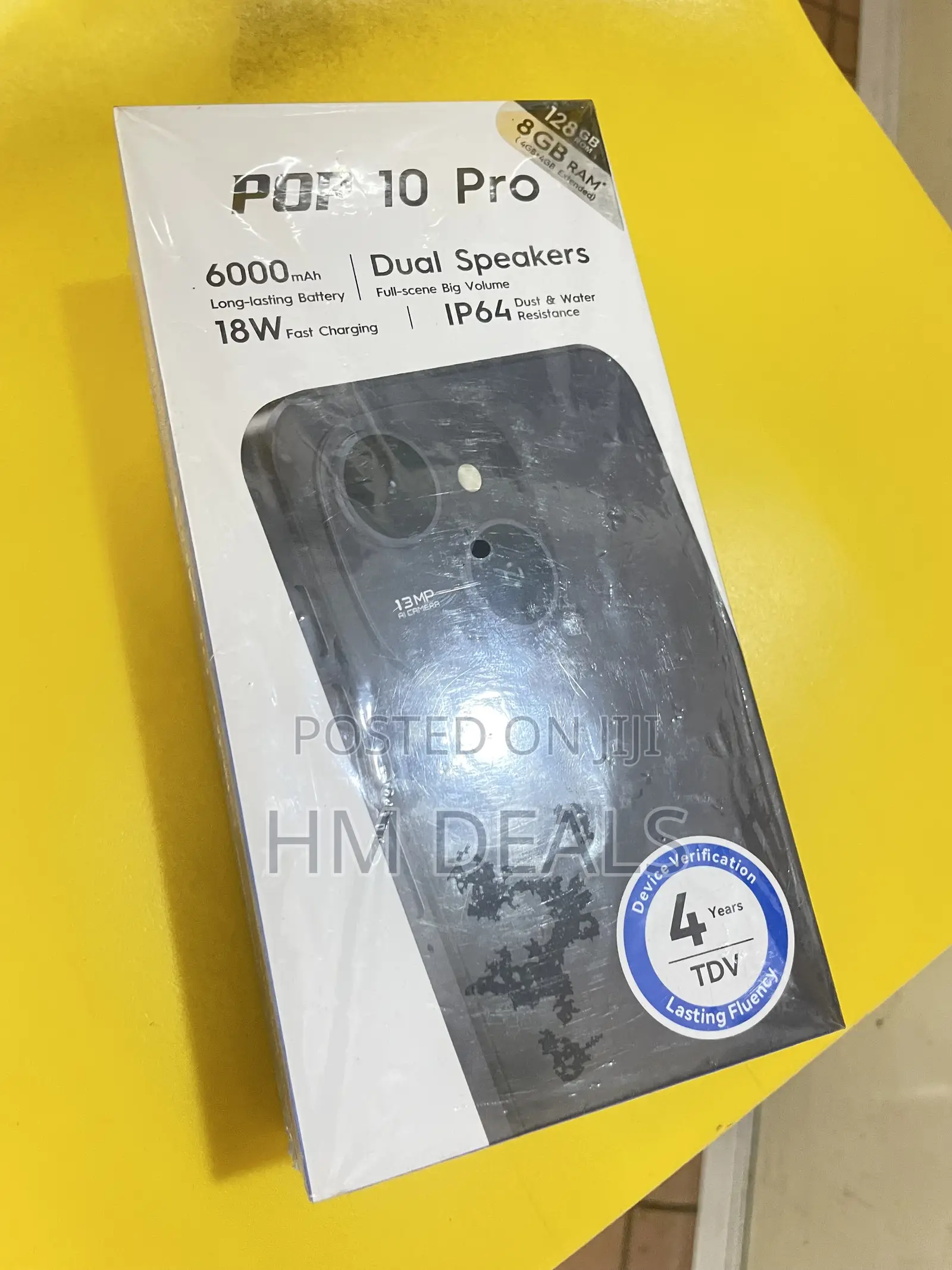 New Tecno Pop 10 Pro 128 GB Black