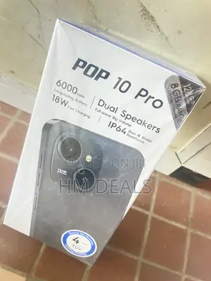 New Tecno Pop 10 Pro 128 GB Black