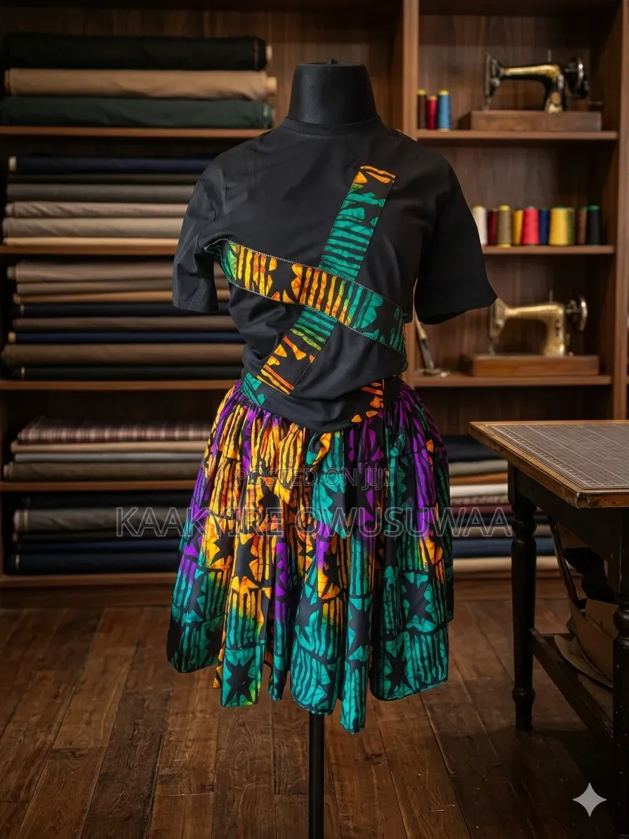 Ankara Skirt and Top