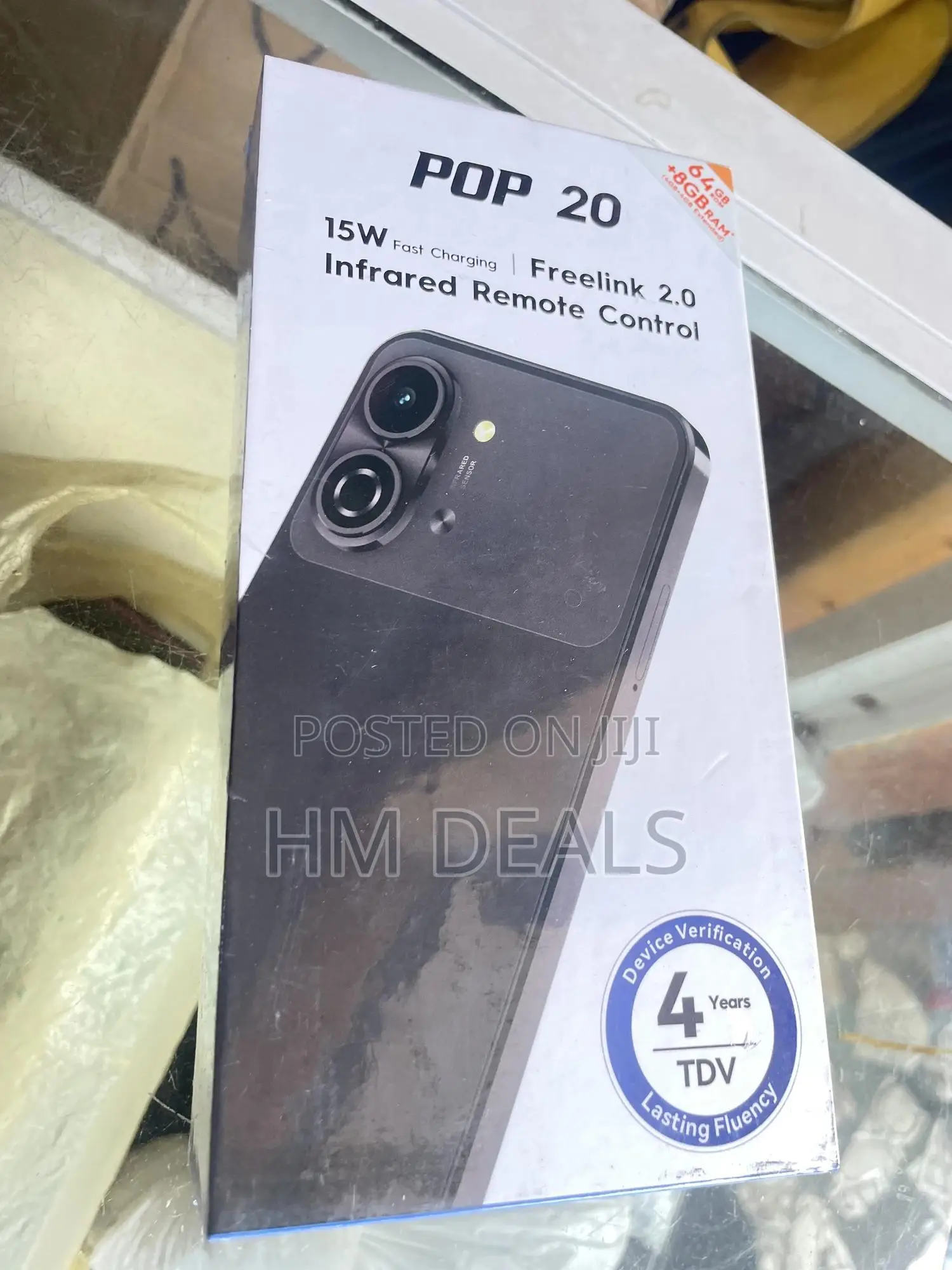 New Tecno Pop 20 64 GB Black