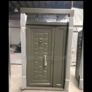 High Quality Heavy Duty Fan Light One N Half Door Gray And Black