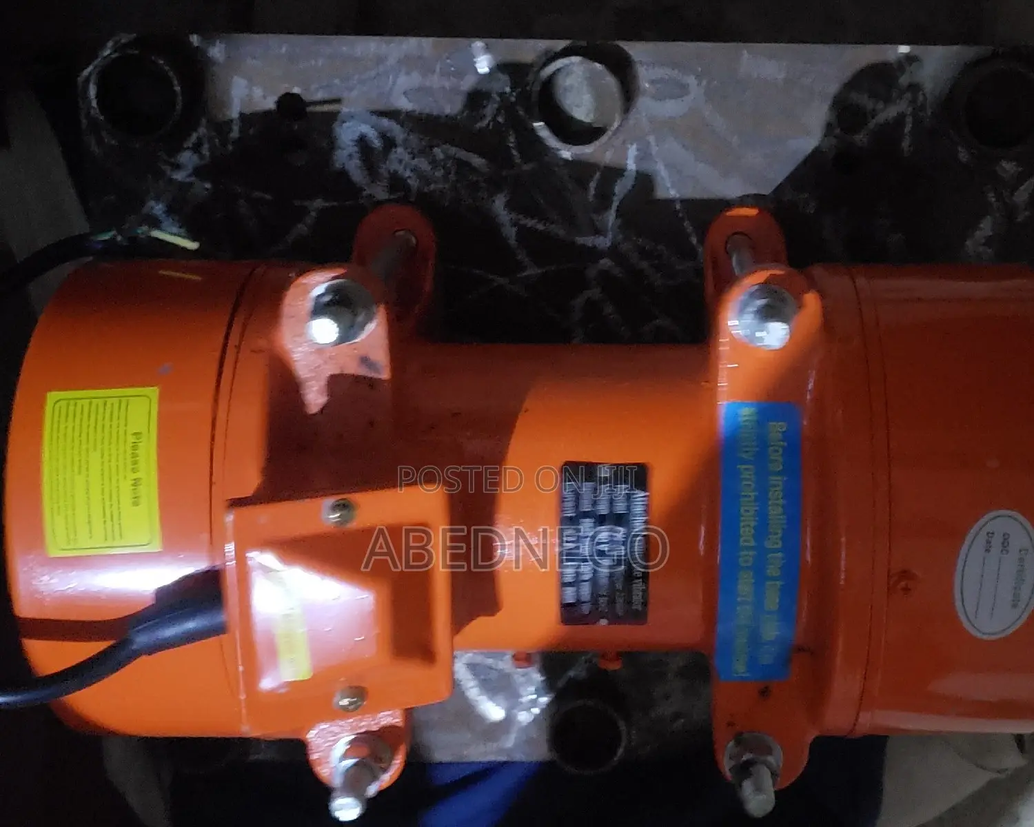 Vibrator Motor for Block Molding