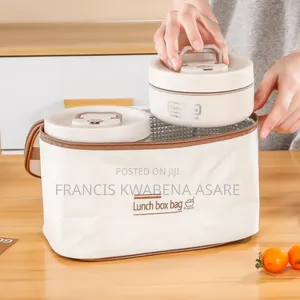 Insulated Lunch Bowls 4pieces And A Lunch Bag +Spoon And Chopstick