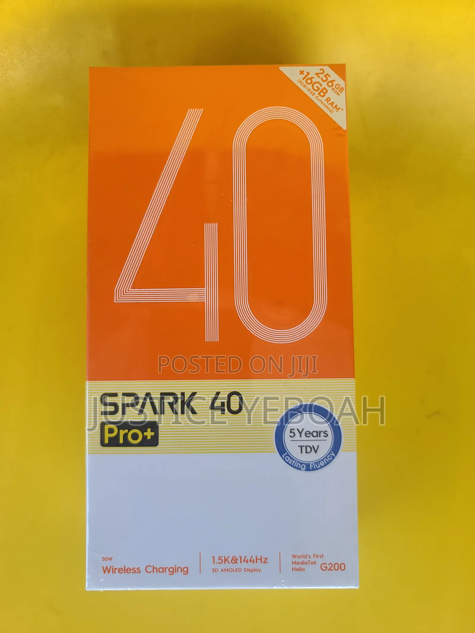 New Tecno Spark 40 Pro+ 256 GB Black
