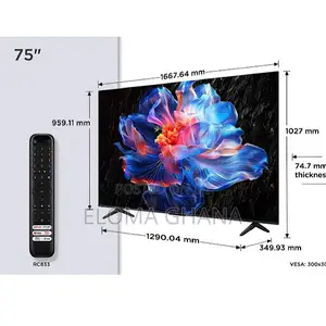 2026 TCL 75 Inch Smart Ultra Hd Android Google 75p6l Television