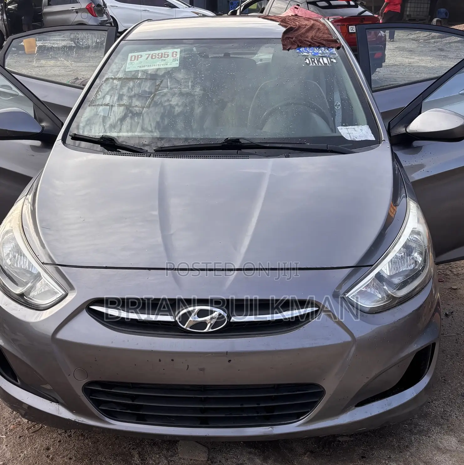 Hyundai Accent GLS 4dr Sedan (1.6L 4cyl 6A) 2015 Gray