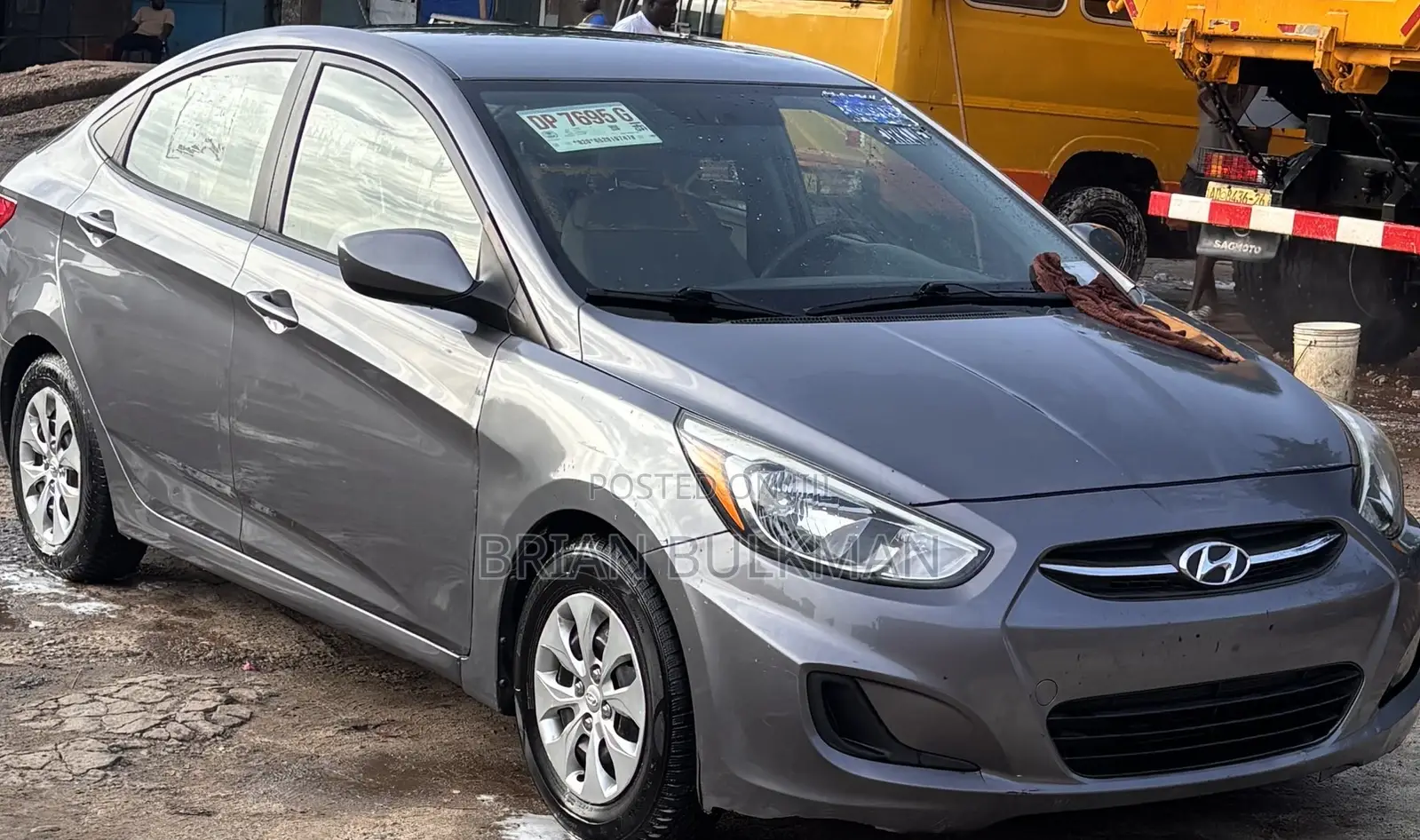 Hyundai Accent GLS 4dr Sedan (1.6L 4cyl 6A) 2015 Gray