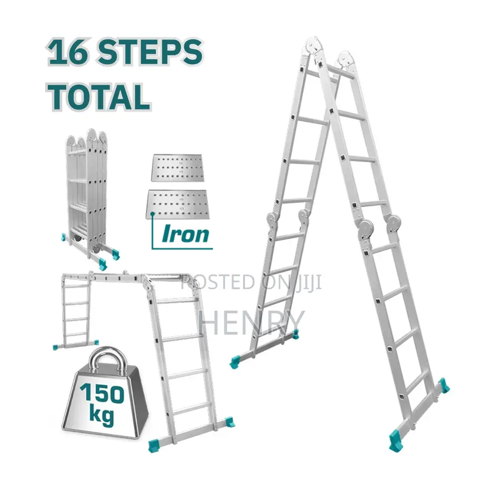 Total Multi-purpose Aluminum Ladder - 4×4
